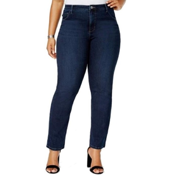 Lee Pants - LEE Platinum Plus Size Gwen Straight-Fit Jeans 18W
